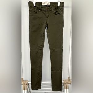 Garage Jegging. Size 3, Dark Green.